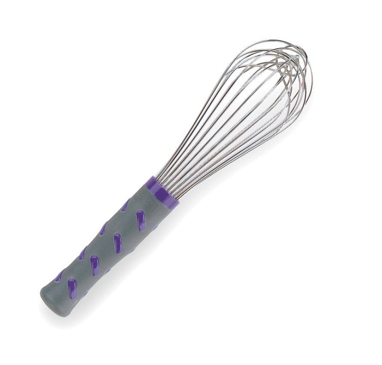 10-inch stainless steel piano whip with nylon handle - Cafe Supply