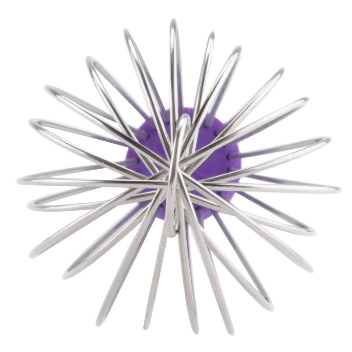 10-inch stainless steel piano whip with nylon handle - Cafe Supply