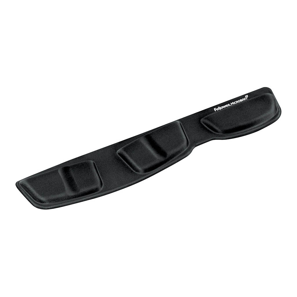 Fellowes Keyboard Palm Support Memory Foam Black - Cafe Supply