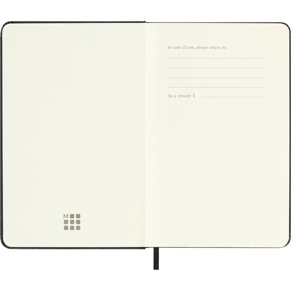 Moleskine Diary 12 Month Weekly Horizontal HC Pocket Black - Cafe Supply