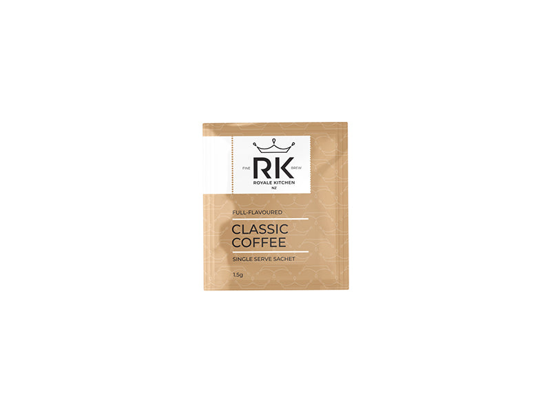 Royale Kitchen Coffee Sachets, 1.5g, 500/ctn - Cafe Supply