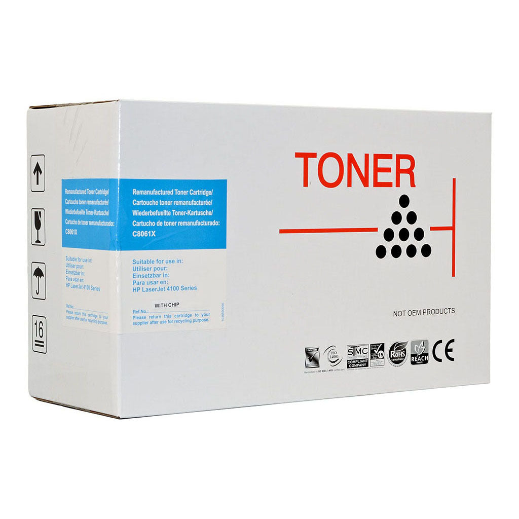 Icon Remanufactured HP C8061X Black Toner Cartridge - Cafe Supply