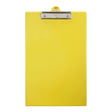 OSC Clipboard PVC Single FC Yellow - Cafe Supply