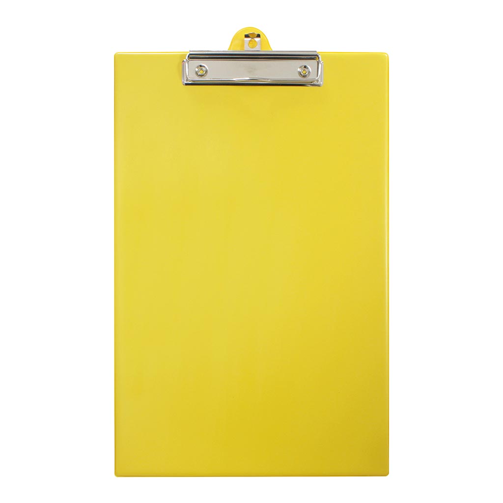 OSC Clipboard PVC Single FC Yellow - Cafe Supply