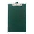 OSC Clipboard PVC Single FC Green - Cafe Supply