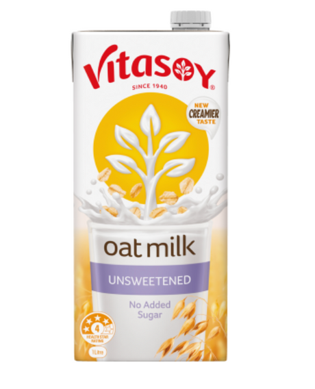 Vitasoy Unsweetened Oat Milk 1l - Cafe Supply