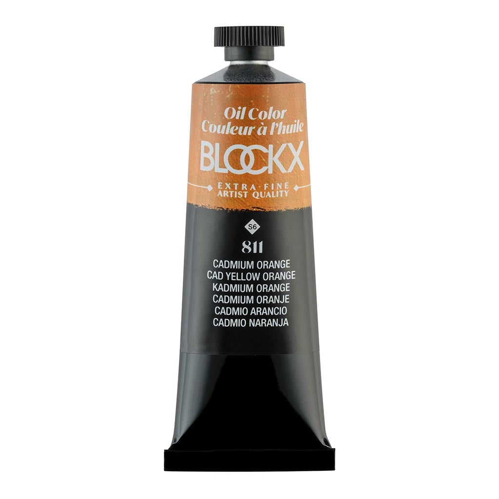 BLOCKX Oil Tube 35ml S6 811 Cadmium Orange - Cafe Supply