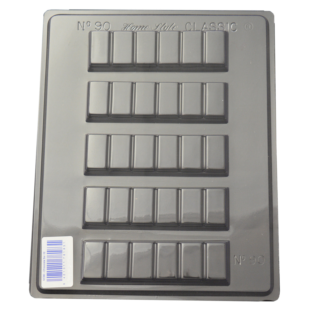 Chocolate Bar #2 Mould (0.6mm) - Cafe Supply
