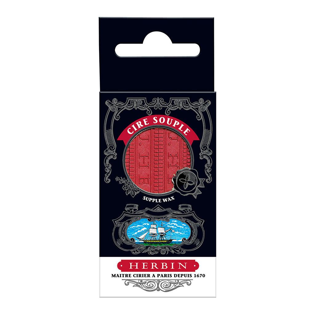 Herbin Supple Sealing Wax Sticks Red, Pack of 4 - Cafe Supply