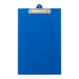 OSC Clipboard PVC Single FC Blue - Cafe Supply