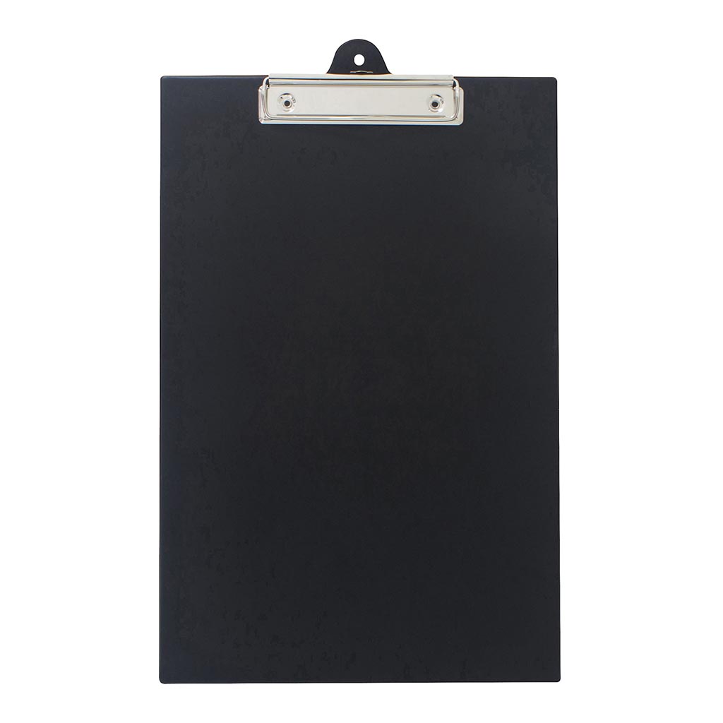 OSC Clipboard PVC Single FC Black - Cafe Supply