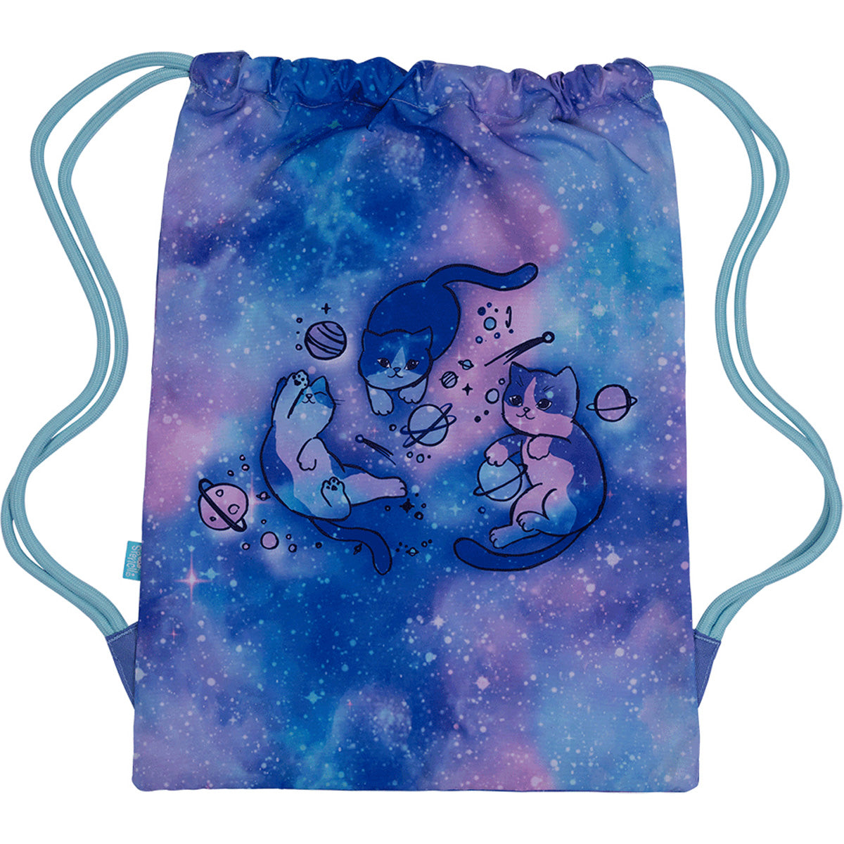 Spencil Cat-a-cosmic Drawstring Sports Bag - Cafe Supply