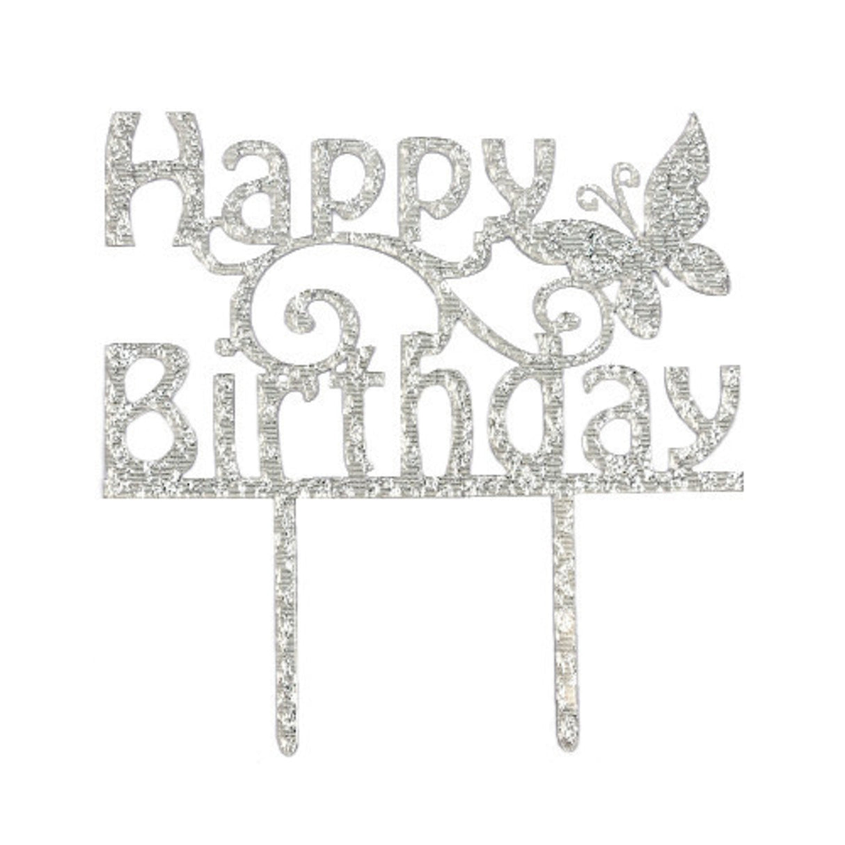 Topper Happy Birthday Butterfly (Pic) - Cafe Supply