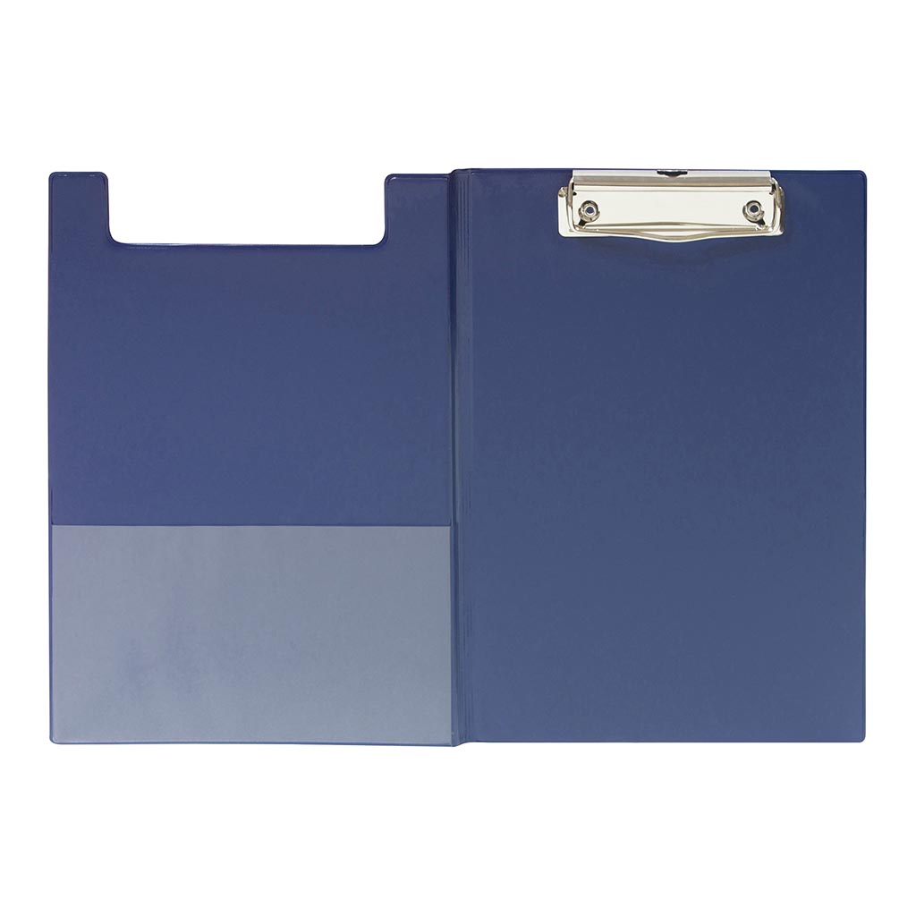 OSC Clipboard PVC Double A5 Navy - Cafe Supply