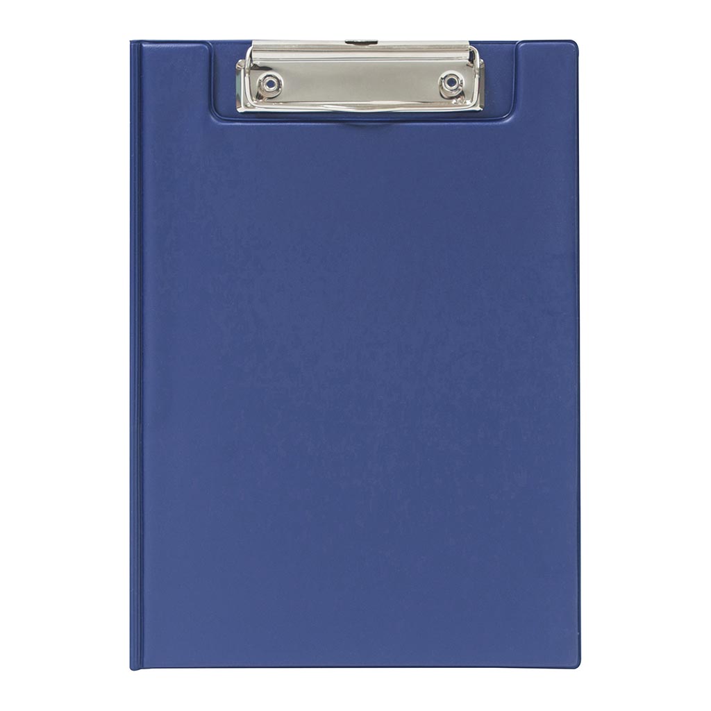 OSC Clipboard PVC Double A5 Navy - Cafe Supply