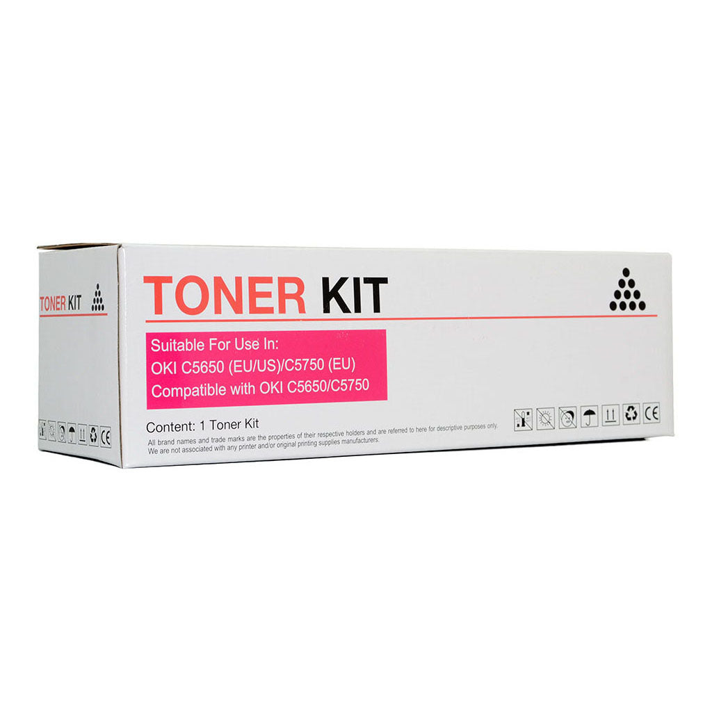 Icon Compatible OKI C5650 C5750 Magenta Toner Cartridge - Cafe Supply