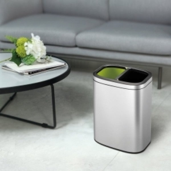 20L Rectangular S/S Recycling Bin - Cafe Supply
