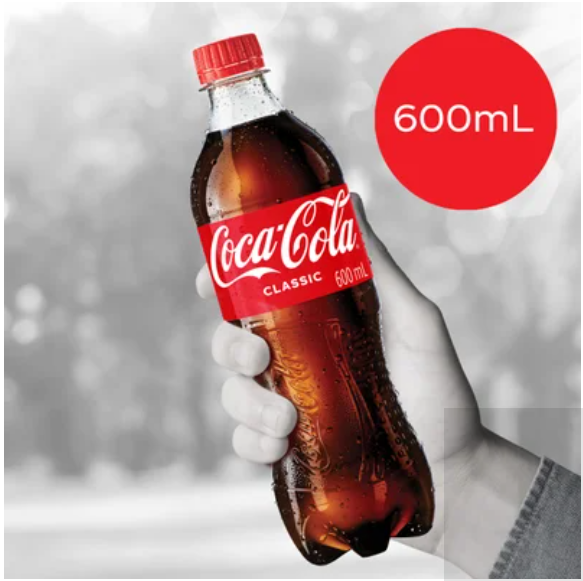 Coca-Cola Soft Drink 600ml - Cafe Supply