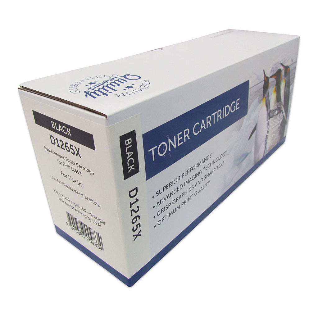Icon Compatible Dell D1265 B1260 Black Toner Cartridge - Cafe Supply