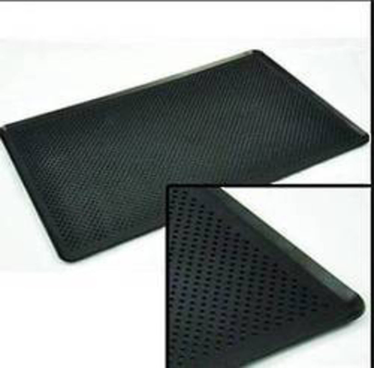 Perforated 16" Swage Tray Teflon - 737x406mm - Cafe Supply