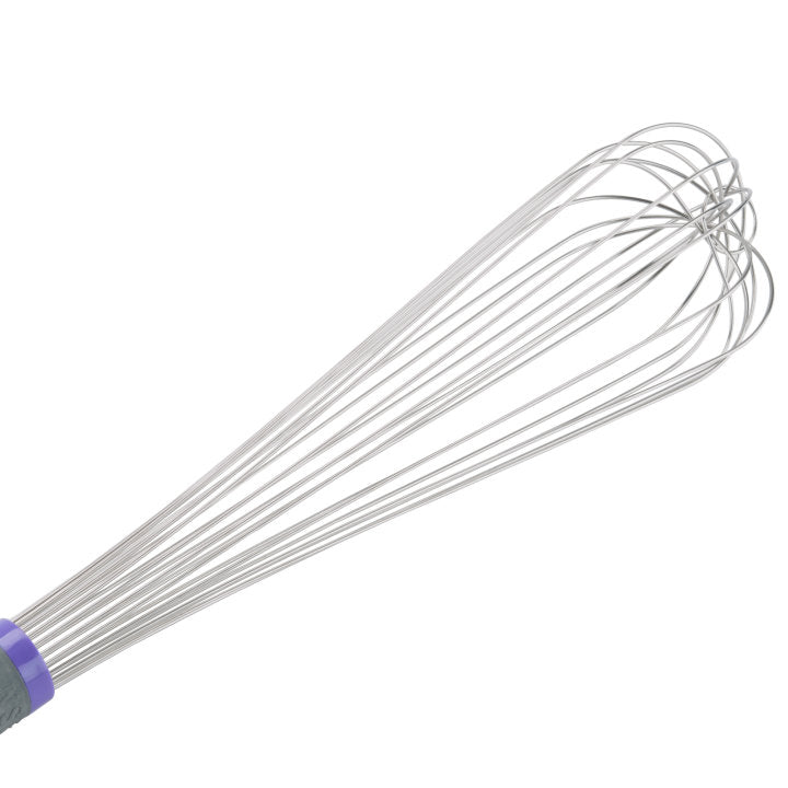 16-inch stainless steel piano whip with nylon handle - Cafe Supply