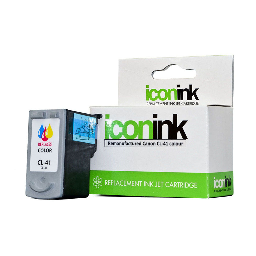 Icon Remanufactured Canon CL41 Colour Ink Cartridge - Cafe Supply