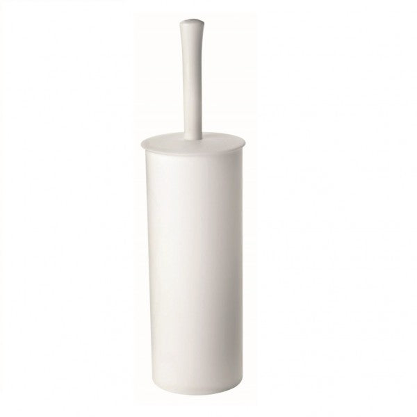 Toilet Tidy Set Fully Enclosed White - Cafe Supply