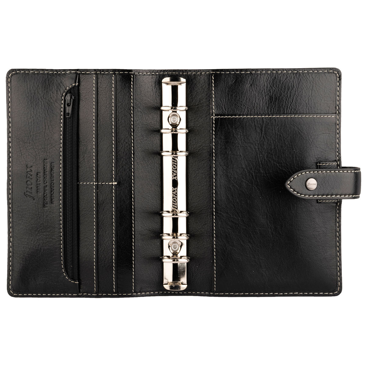 Filofax Organiser Malden Personal Leather Black - Cafe Supply