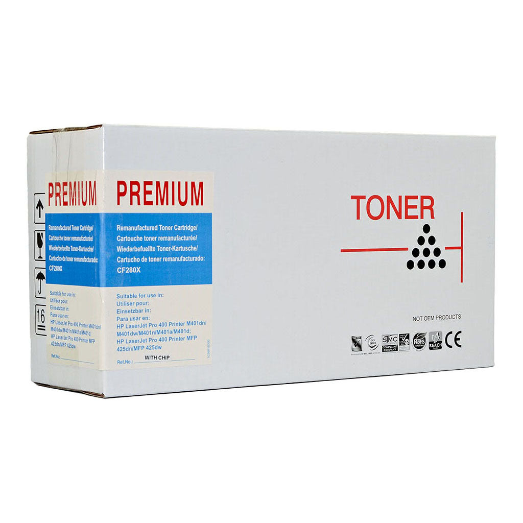 Icon Compatible HP CF280X Black Toner Cartridge - Cafe Supply