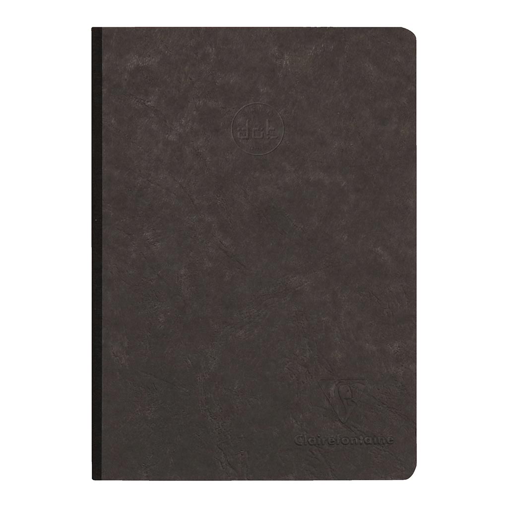 Age Bag Clothbound Notebook A5 Dotted Black - Cafe Supply