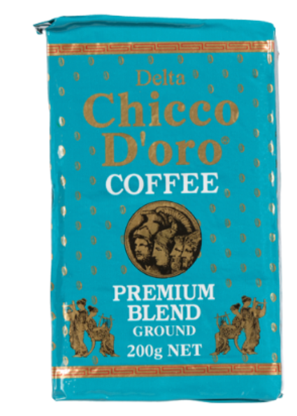 Delta Premium Blend Ground Coffee 200g - Cafe Supply