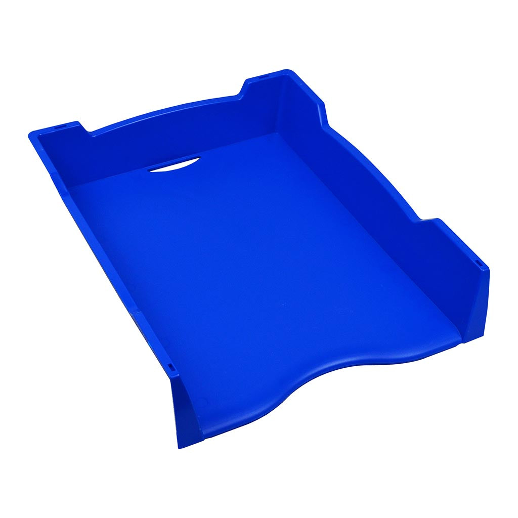 Italplast E Letter Tray A4 Blueberry - Cafe Supply