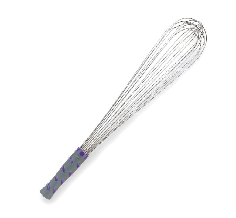 18-inch stainless steel piano whip with nylon handle - Cafe Supply