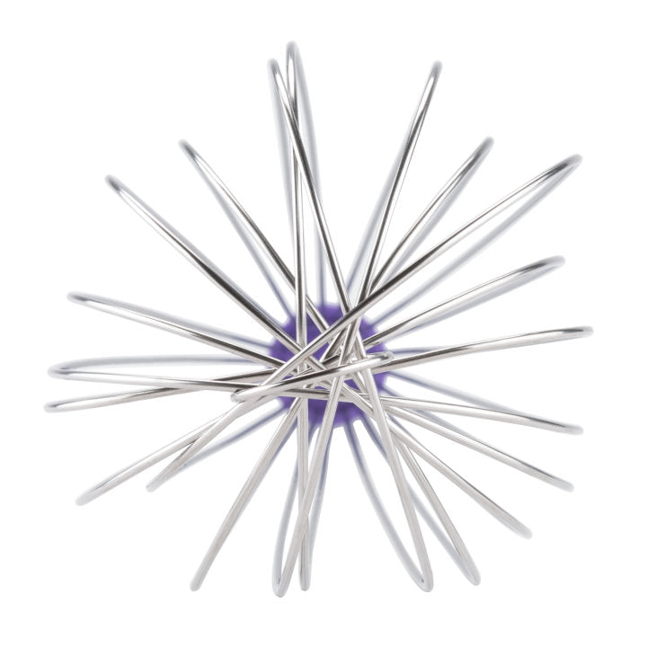 18-inch stainless steel piano whip with nylon handle - Cafe Supply