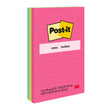 Post-it Lined Notes 660-3AN 101x152mm Poptimistic (Cape Town), Pack of 3 - Cafe Supply