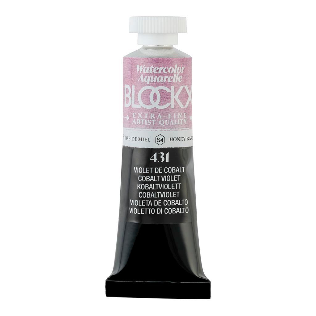 BLOCKX Watercolour Tube 15ml S4 431 Cobalt Violet - Cafe Supply