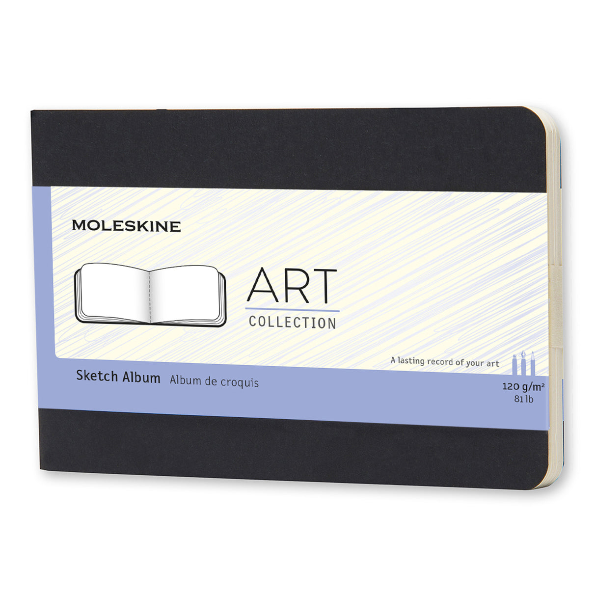 Moleskine Art Cahier Sketch Album Pocket Black - Cafe Supply