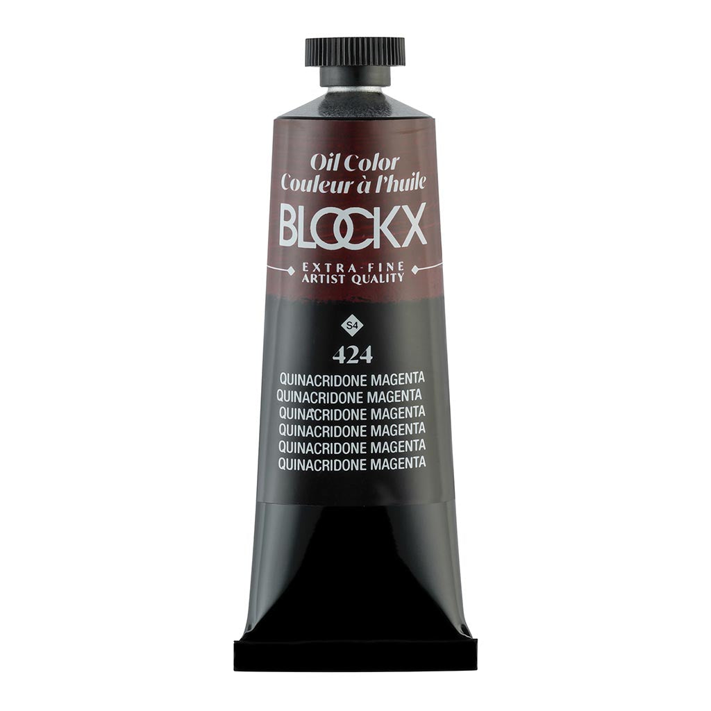 BLOCKX Oil Tube 35ml S4 424 Quinacridone Magenta - Cafe Supply
