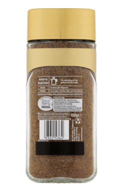 Nescafe Gold Decaf Intense Instant Coffee 100g - Cafe Supply