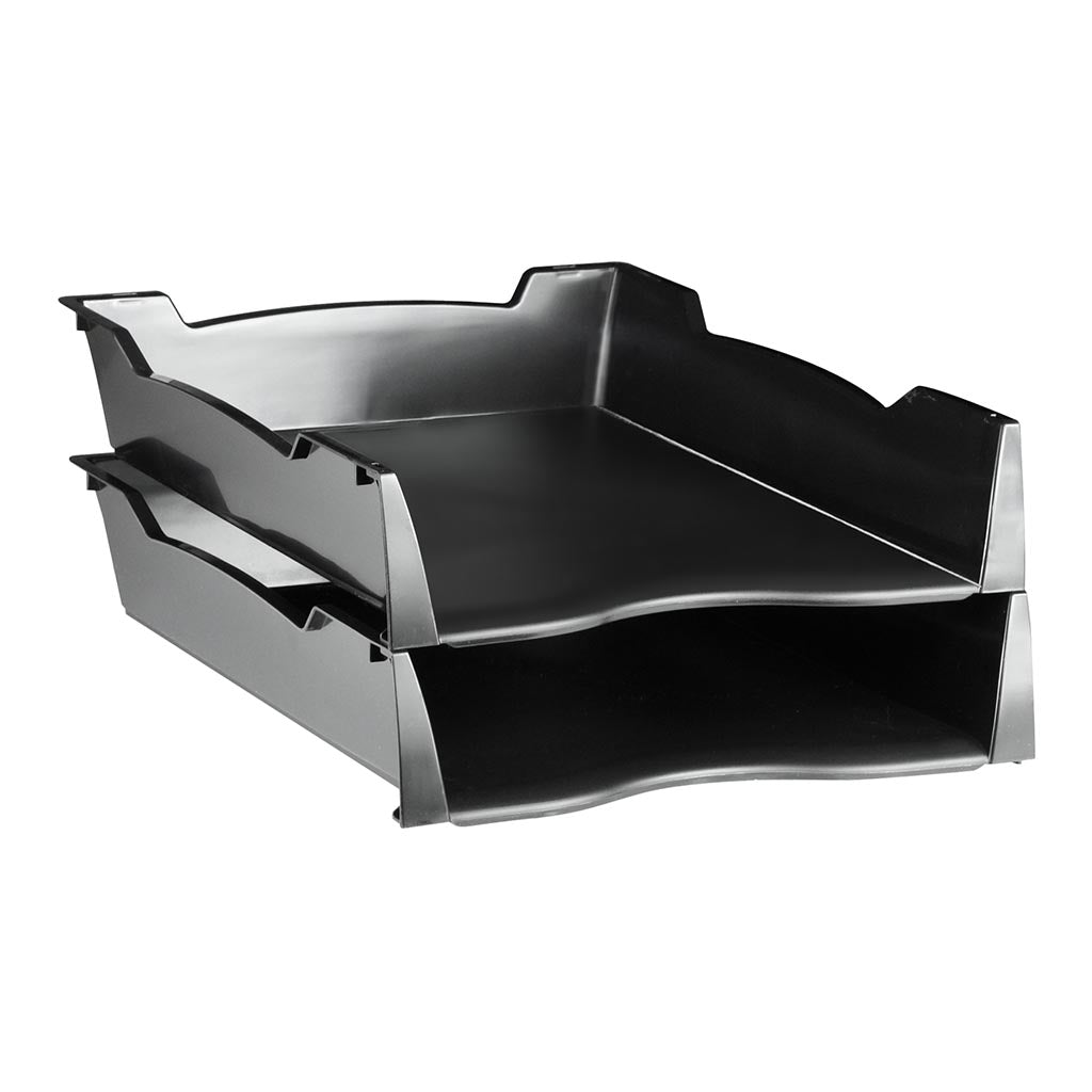 Italplast greenR Letter Tray A4 Black - Cafe Supply