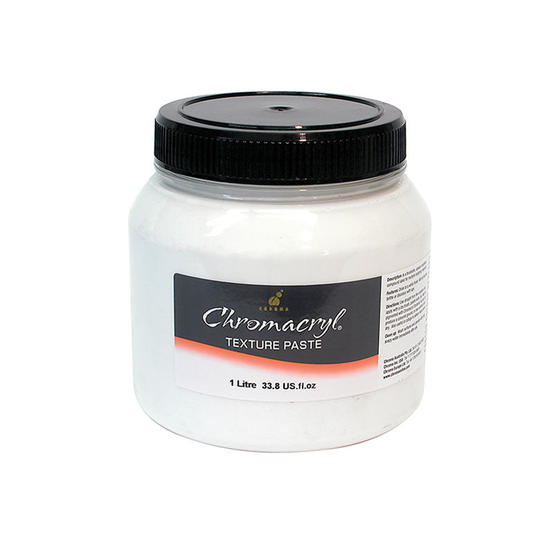Chromacryl Medium 1 Litre Texture Paste Acrylic - Cafe Supply