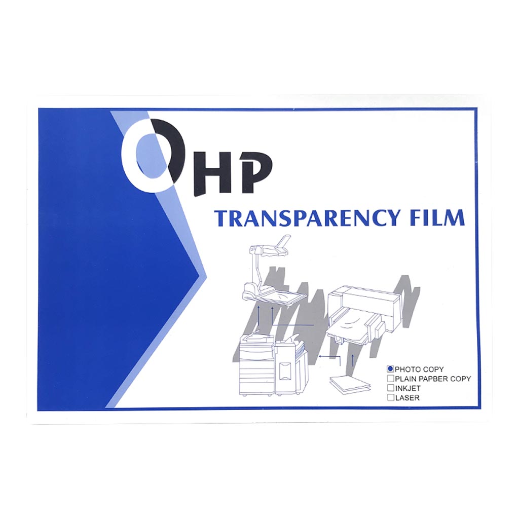 OHP Transparency Film A4 100mic, Pack of 100 - Cafe Supply