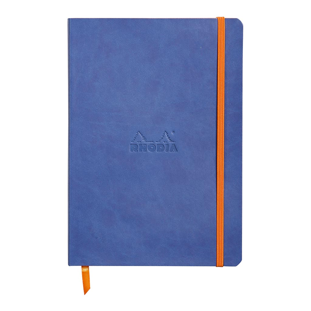Rhodiarama Softcover Notebook A5 Lined Sapphire - Cafe Supply