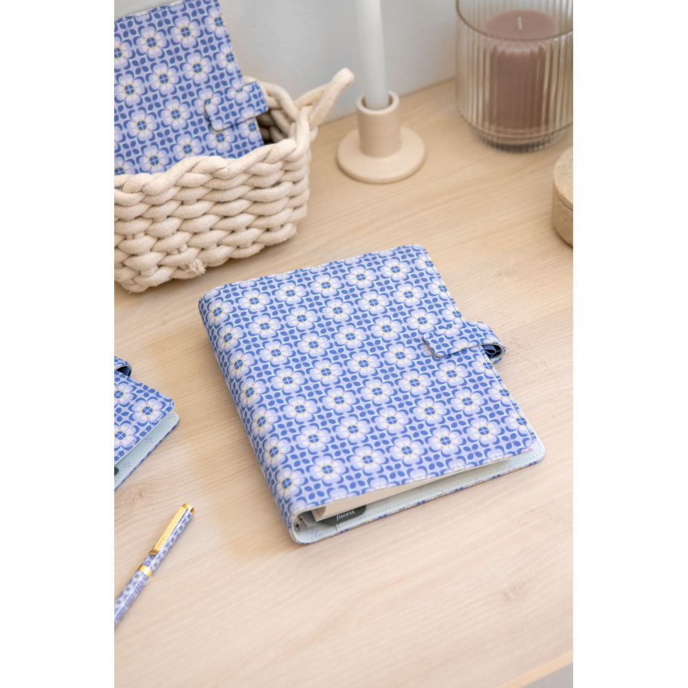 Filofax Organiser Mediterranean Personal Blue - Cafe Supply
