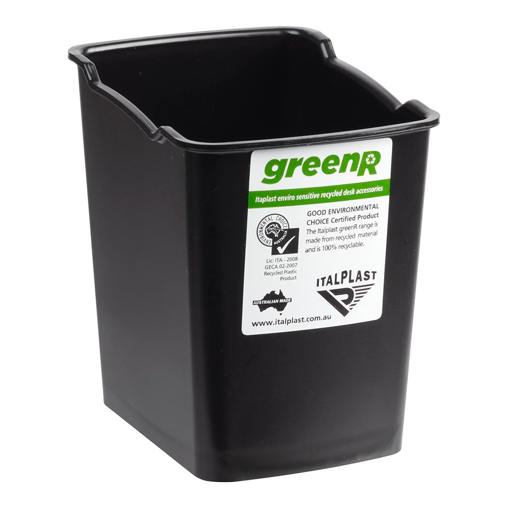 Italplast greenR Pen Cup Black - Cafe Supply