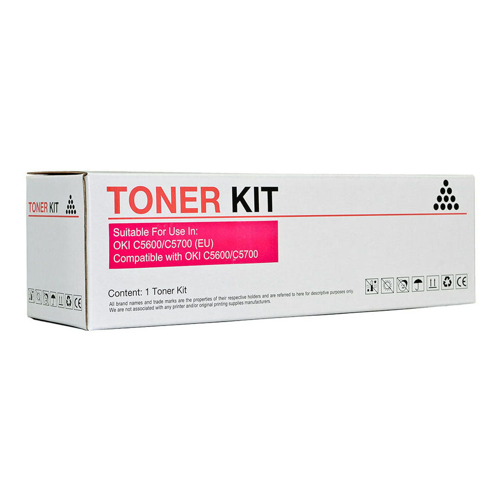 Icon Compatible OKI C5600 C5700 Magenta Toner Cartridge - Cafe Supply