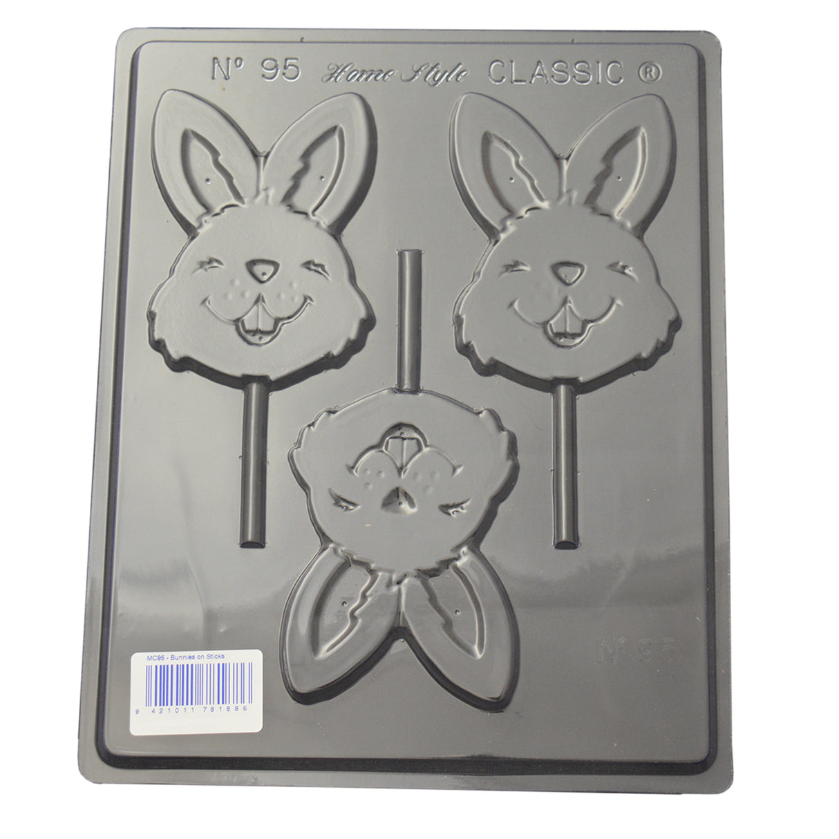 Bunnies on Sticks Mould (0.6mm) - Cafe Supply
