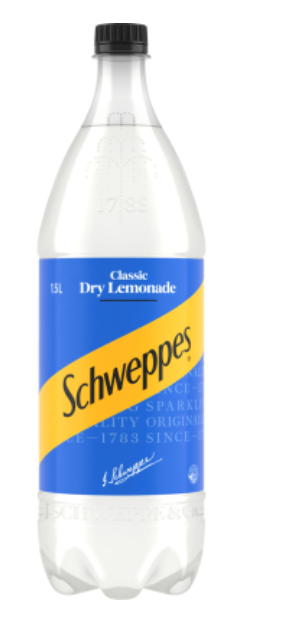 Schweppes Classic Dry Lemonade 1.5l - Cafe Supply