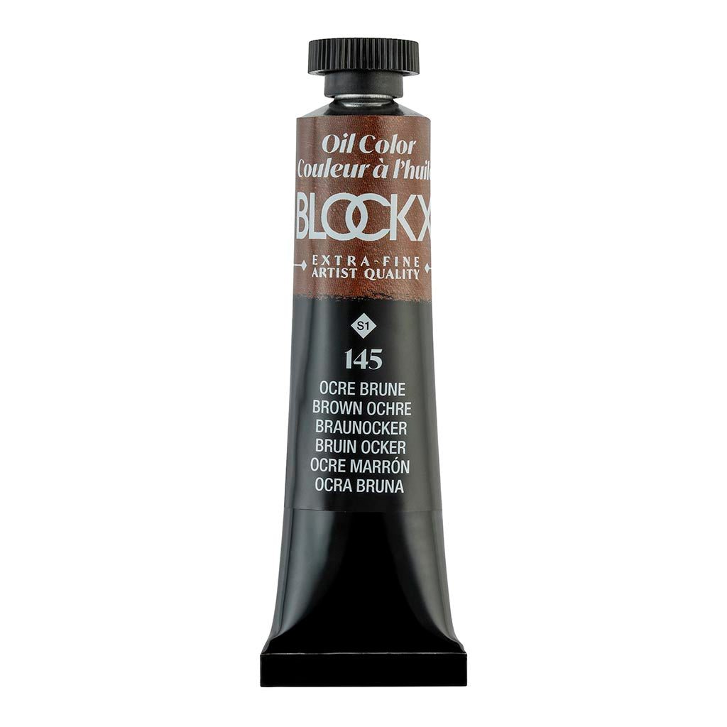 BLOCKX Oil Tube 20ml S1 145 Brown Ochre - Cafe Supply