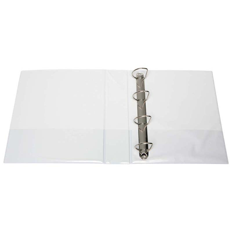 FM Binder Overlay A4 4/50 White Insert Cover - Cafe Supply